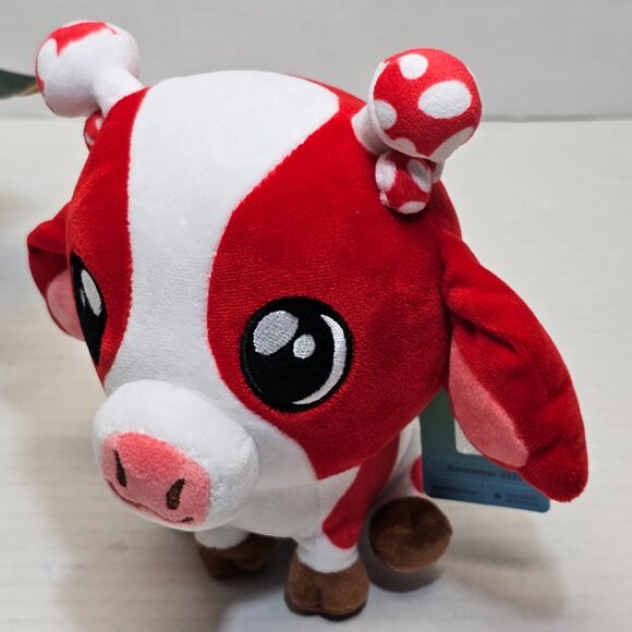 New Red White Cow Mushroom Plush Plushie November 2023 Makeship Make Ship 773 - Picture 5 of 11